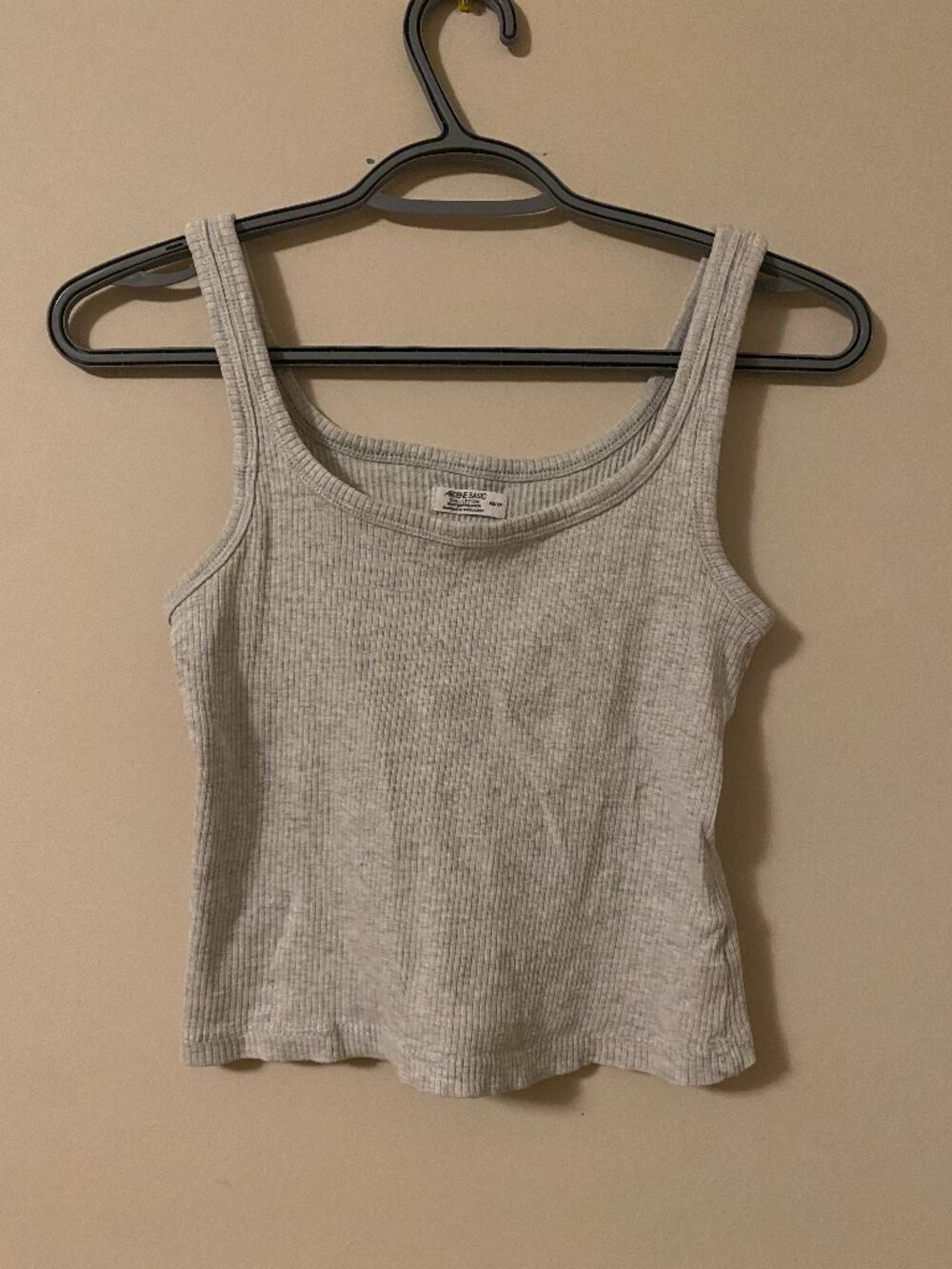 light heather gray tank top